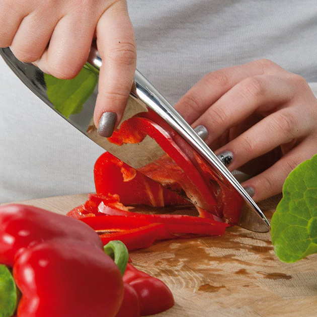 Berkel Messer Primitive aus mattiertem Edelstahl für präzisen Schnitt