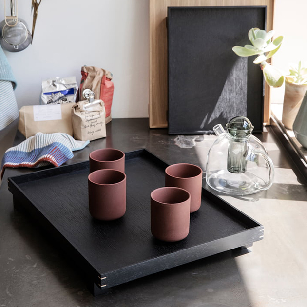 ferm Living – Bon Holztablett im japanischen Stil