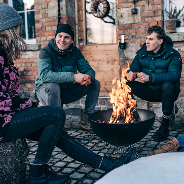 Bowl von höfats – Feuerschale, Grillrost, Plancha