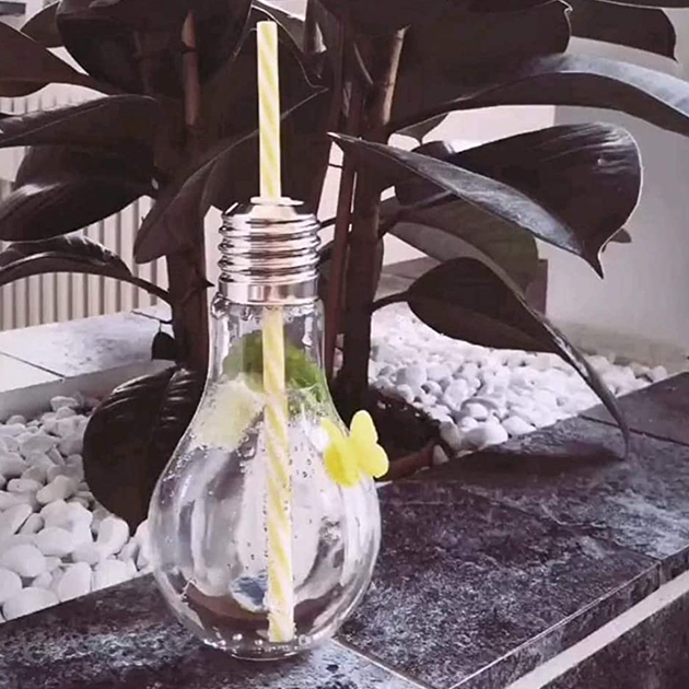 Glühbirnen Gläser perfekt für den Sommer – 400ml