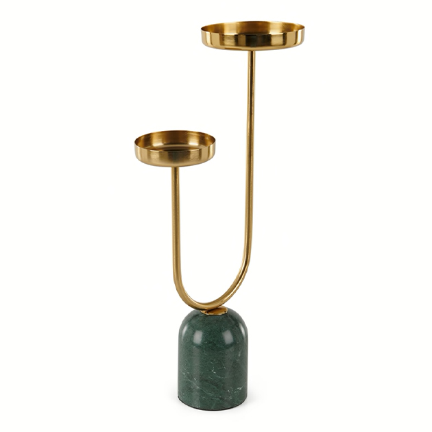 Serotta Pflanzenstand aus Marmor und Messing