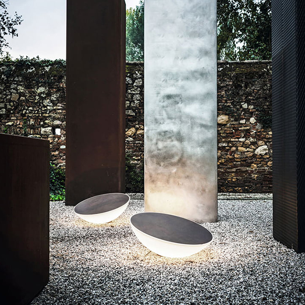 Foscarini – stimmungsvolle Solar Outdoor Bodenleuchte